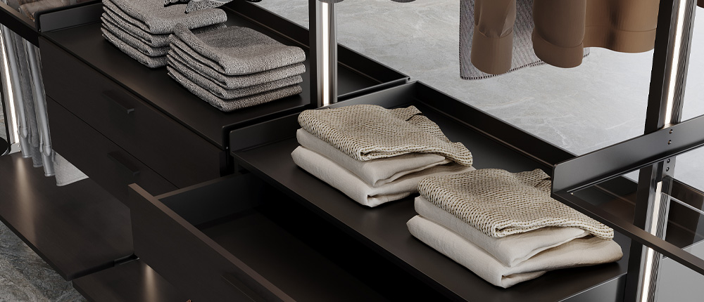 Aluminum Frame Glass Cupboard Series 1